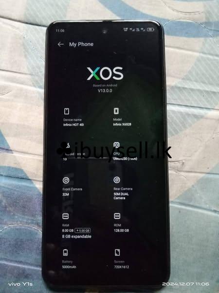 Infinix hot 40i phone for sale in Horana
