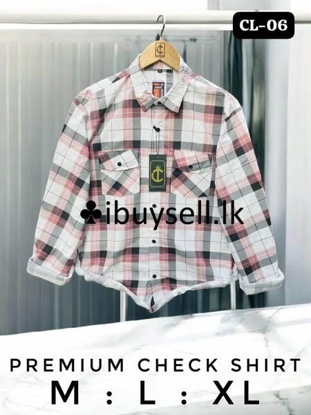 DOUBLE   POCKET CHECK SHIRT for sale