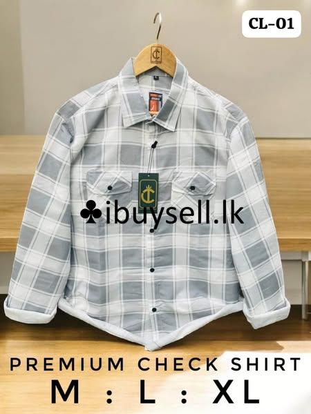 DOUBLE   POCKET CHECK SHIRT for sale