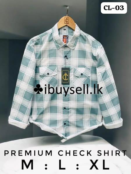 DOUBLE   POCKET CHECK SHIRT for sale