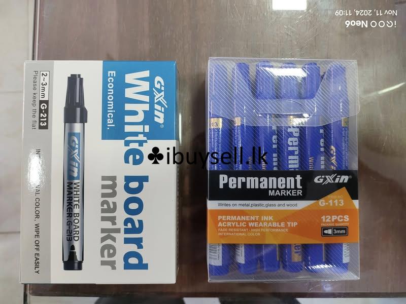 Permanent and White Board Markers Available.