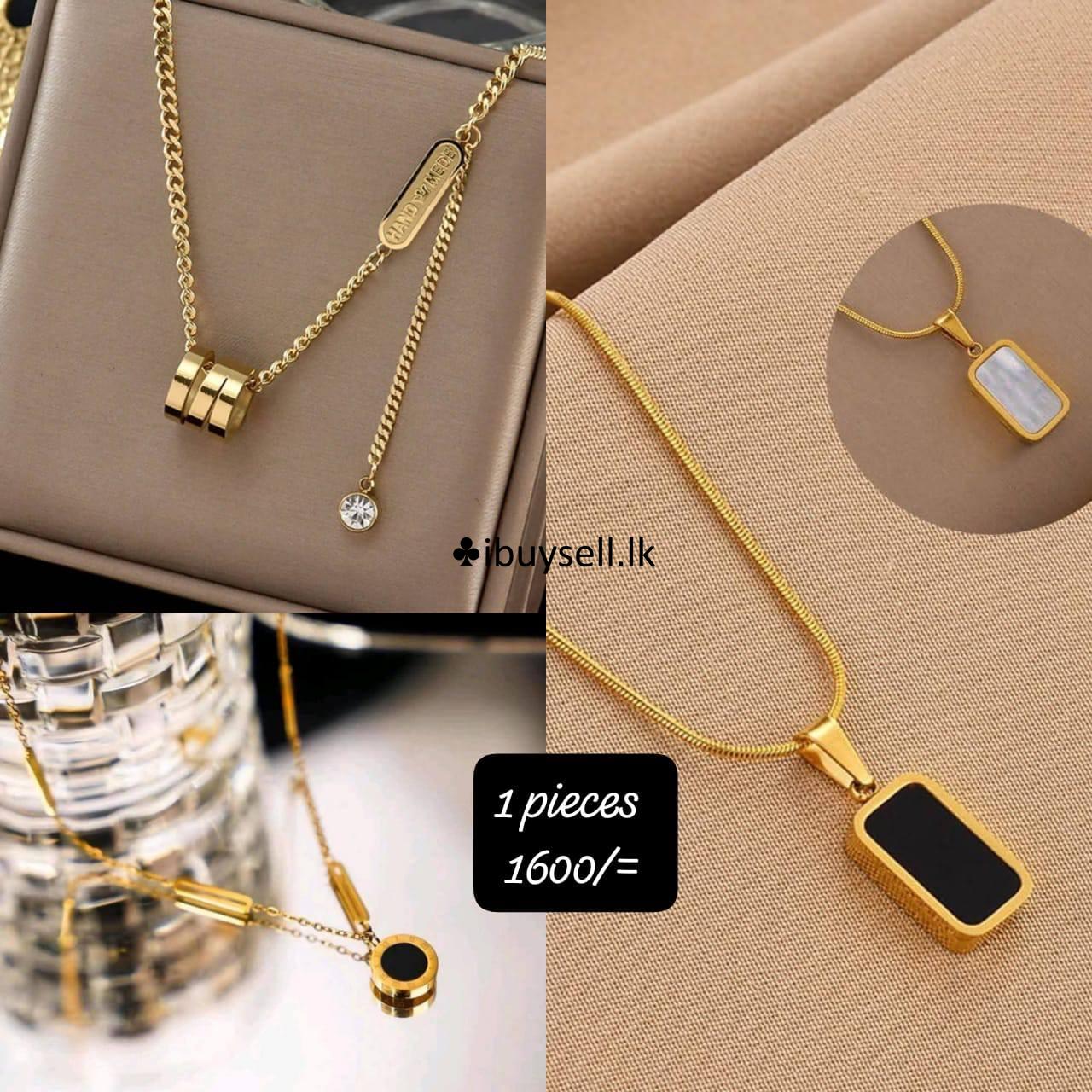 gold-plated necklace for sale!