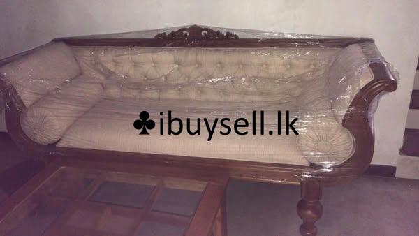 Brand New Teak Wood Kavichiya and Two Chairs with Glass Table  Available for Sale!