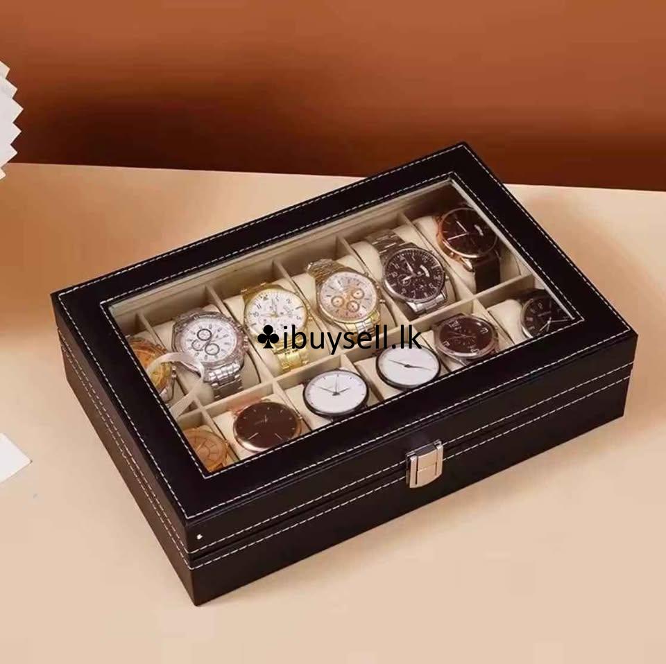 12 Slots Watch Collection Organizer Box  for sale