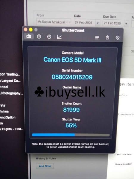 Canon 5d mark 3 CAMERA FOR SALE -Malabe