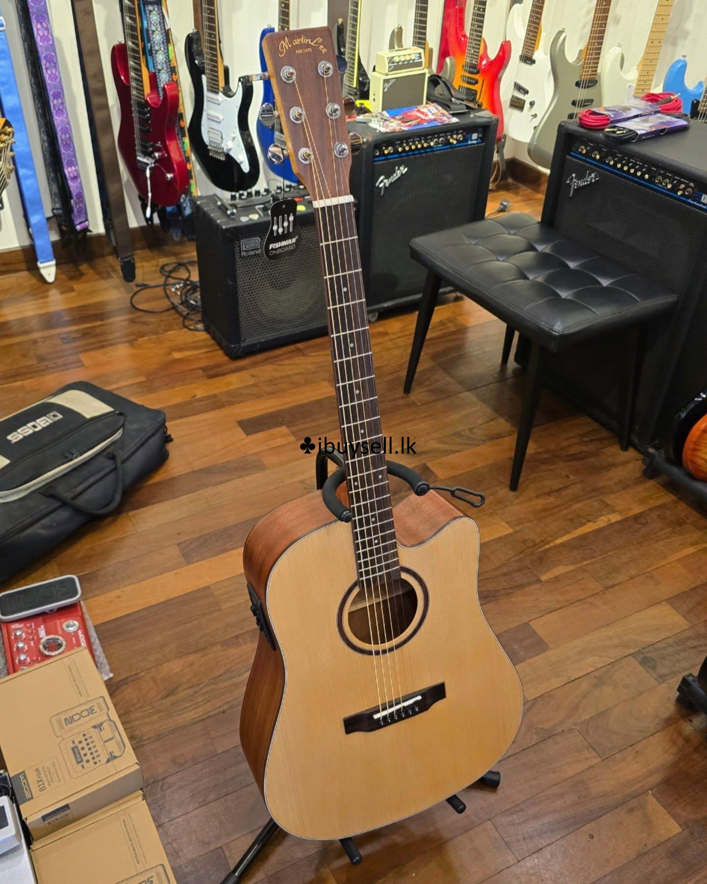 Martin Lee RD41C Dreadnought Cutaway Electric Acoustic Guitar for sell