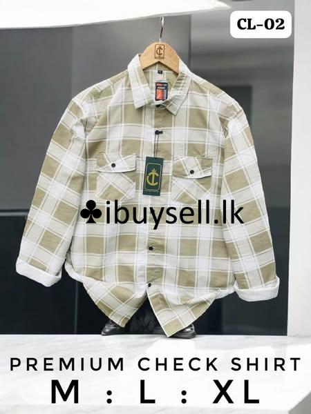 DOUBLE   POCKET CHECK SHIRT for sale